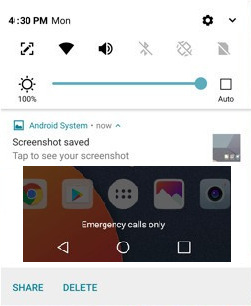 LG G6 képernyőfotó megnyitása